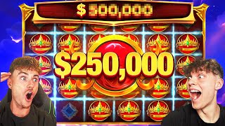 $250,000 VS GATES OF OLYMPUS SUPER SCATTER! (INSANE)