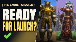 WoW Forever Launch Checklist: Set Up Your Main, UI & Gold Plan