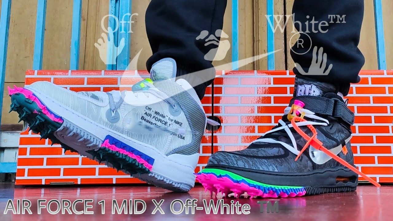 Start to like it a lot 👍 Nike x Off-White ™️ Air Force 1 Mid Unboxing ...