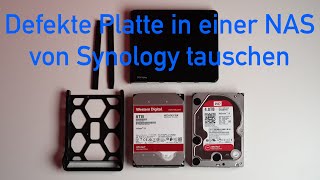 Defekte Platte in einer Synology NAS tauschen