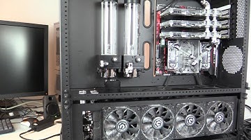 STH10 Monsta Build Log 5 Installing New Blocks, Drain, and Planning Aquaero