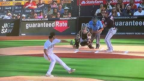 Trea Turner Homerun in the 1st inning vs Padres 7/08/21