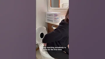 Happens A Toilet Mirror Helps Clean It All The Way Up Occupationaltherapist Pottytraining 