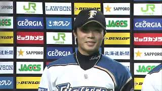 ファイターズ・杉谷拳士選手・西川遥輝選手・中島卓也選手