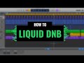How to make liquid drum and bass  drum and bass production in logic x series pt1 drums
