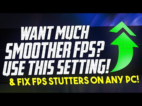 🔧 How To REDUCE FPS Stuttering and FIX LOW Performance on ANY PC with this SETTING! *MORE FPS* ✅