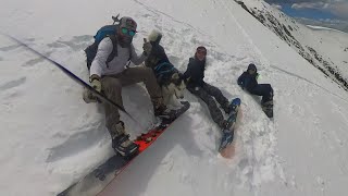 KIDS FIRST BACKCOUNTRY SESSION AT PIKES PEAK THEY EARNED EVERY TURN