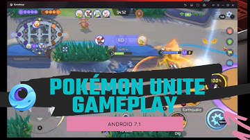 Pokémon UNITE Gameloop Gameplay | Android 7.1 Engine | Low end PC Test