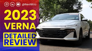 Sedan Perfected! 2023 Verna Detailed Review in Tamil | RevNitro