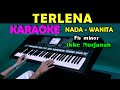 TERLENA - Ikke Nurjanah | KARAOKE Nada Wanita, HD