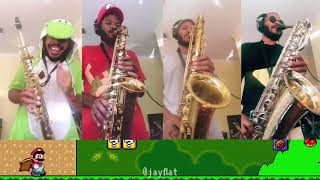 Super Mario World Theme (Jay Flat Sax Quartet)
