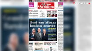 Le prime pagine dei quotidiani 18 Giugno 2026