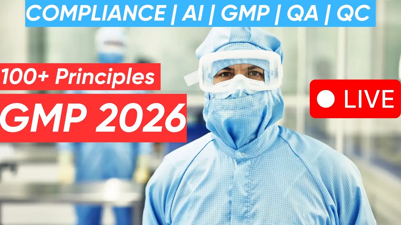 GMP Pharma Manufacturing Masterclass: Essentials & Audit Readiness (LIVE)
