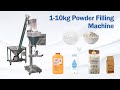 How Does the 1-10kg Powder Filling Machine Work | Operating and Testing Video for Bags and Bottles