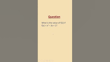 Find The Function Value (Output) Given The Value Of x (Input) #shorts