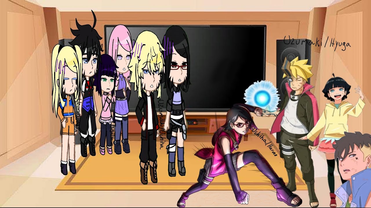 Menma and his friends react to Naruhina and sasusaku family and //1.1borusara//