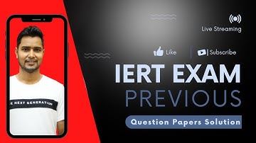 IERT Entrance Exam Previous Question Papers Solution / PDF Download | Raceva Academy