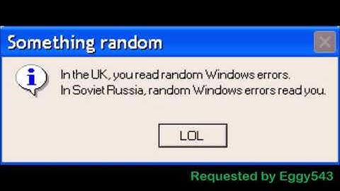Daniel Reads Random Windows Errors S3E1 (Requesting closed)