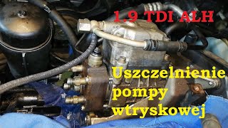 1.9 TDI ALH Uszczelnienie pompy wtryskowej