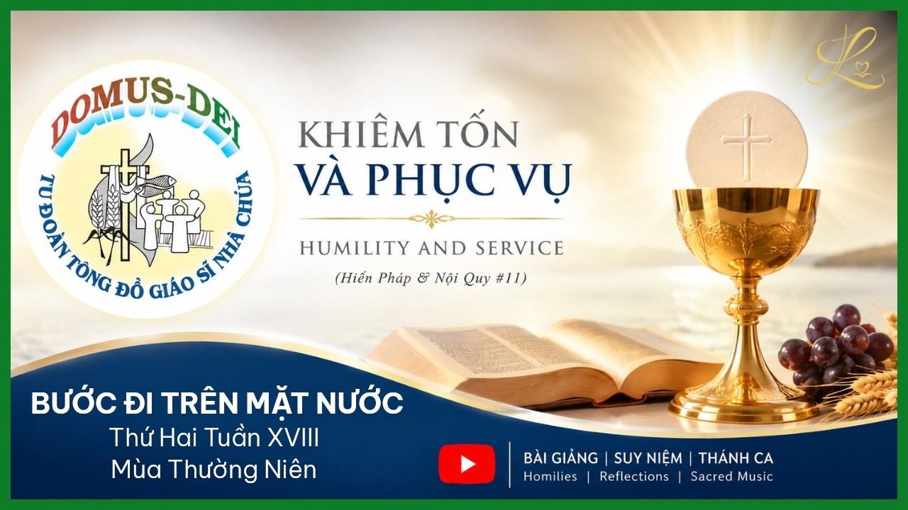 Bước Đi Trên Mặt Nước - Thứ Hai Tuần XVIII Mùa Thường Niên | Lm. J.B. Don, SDD
