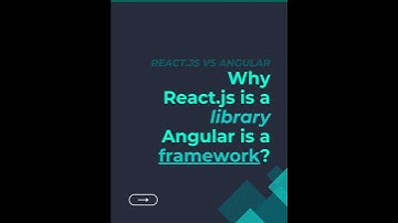 Why Reactjs is a library and Angular is a Framework? | #reactjs #angular #javascript #webdevelopment