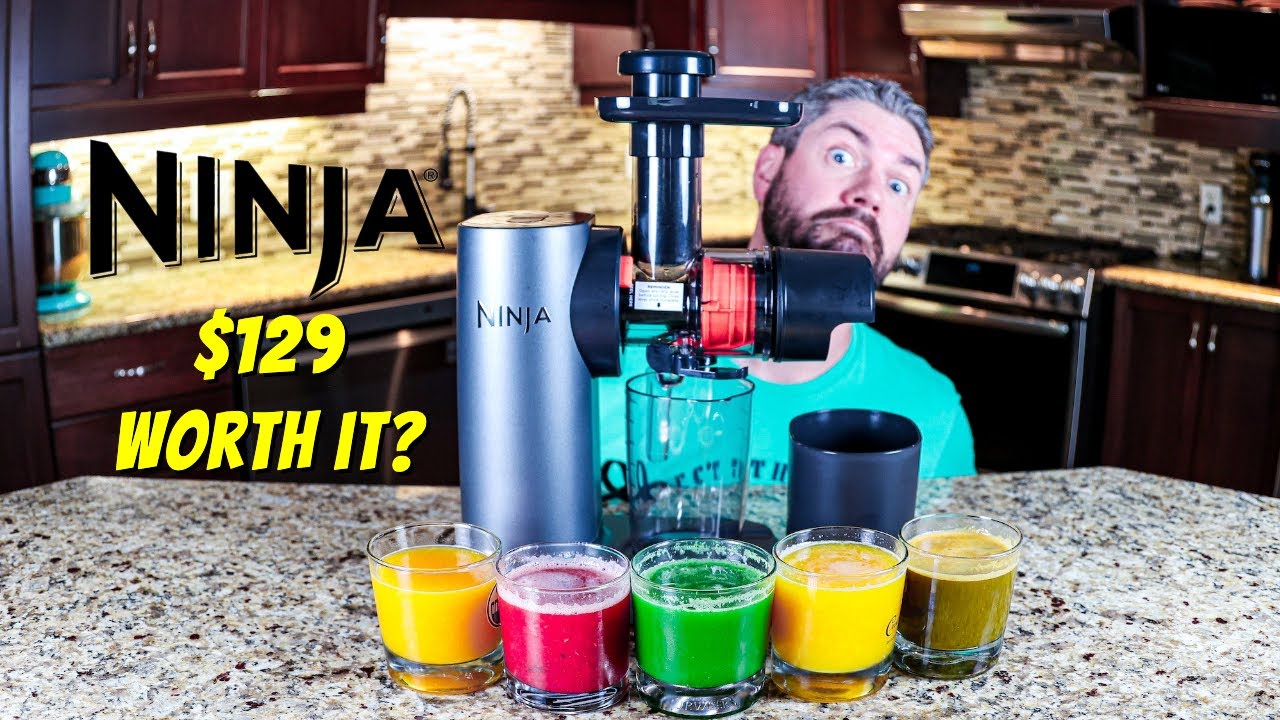 Ninja Cold Press Juicer Pro Unboxing and Test 