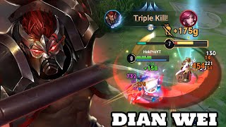 honor of kings Dian Wei Gameplay Rank Grandmaster