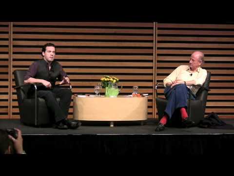 Scotiabank Giller Prize winning author Joseph Boyden is interviewed by John Ralston Saul at The Bram & Bluma Appel Salon at the Toronto Reference Library.