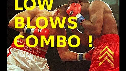 A combination in the nuts! Bowe vs Golota II