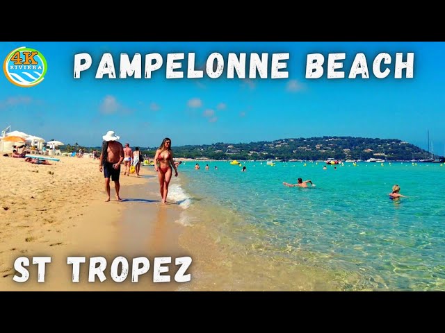 4k Beach Walk In Saint Tropez 💛 One of the Most Beautiful French