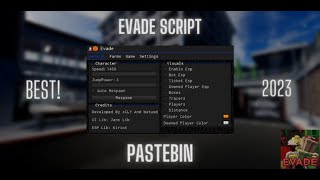 NEW] ROBLOX Evade Script Hack GUI, Auto Farm