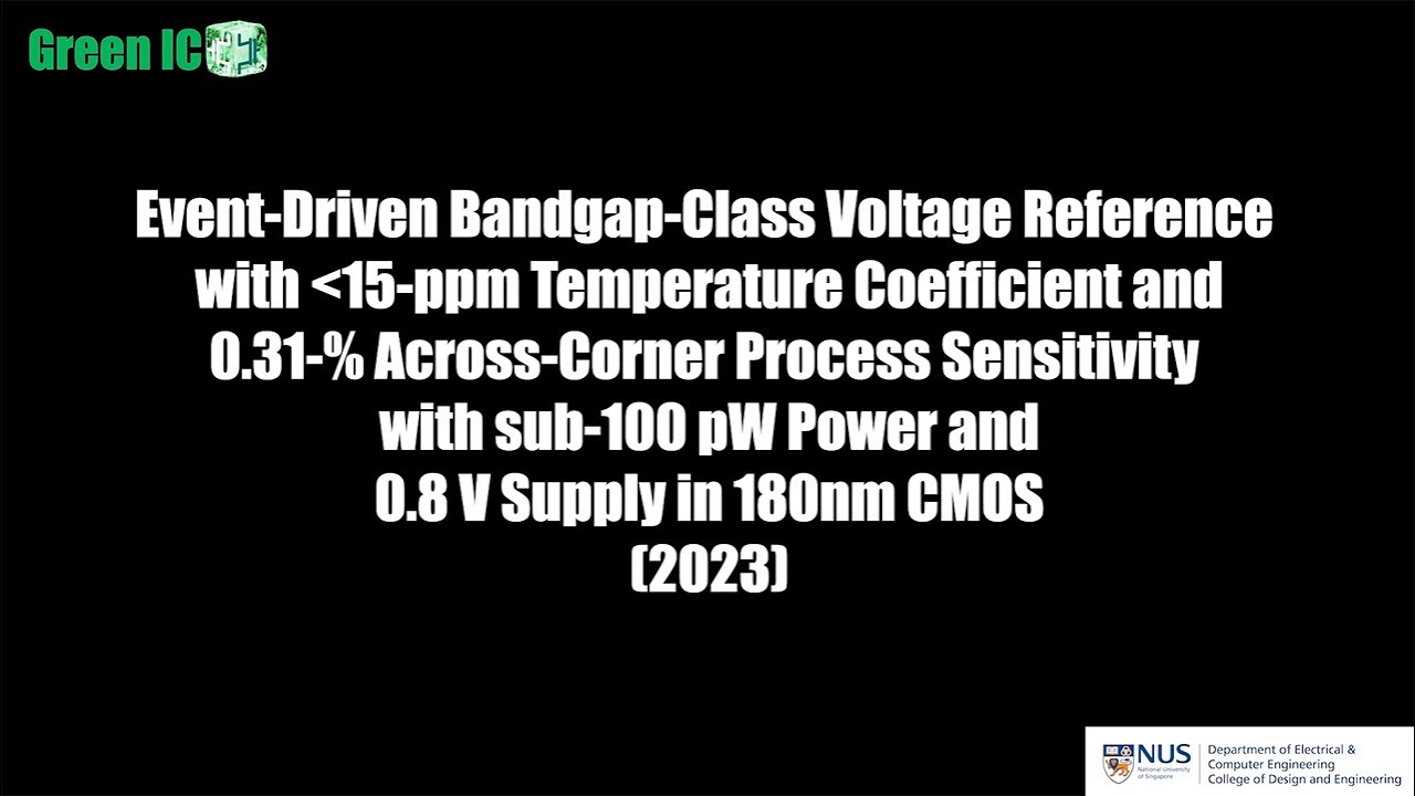 Event-driven voltage references with bandgap-class temperature coefficient, ultra-low power (100 pW)
