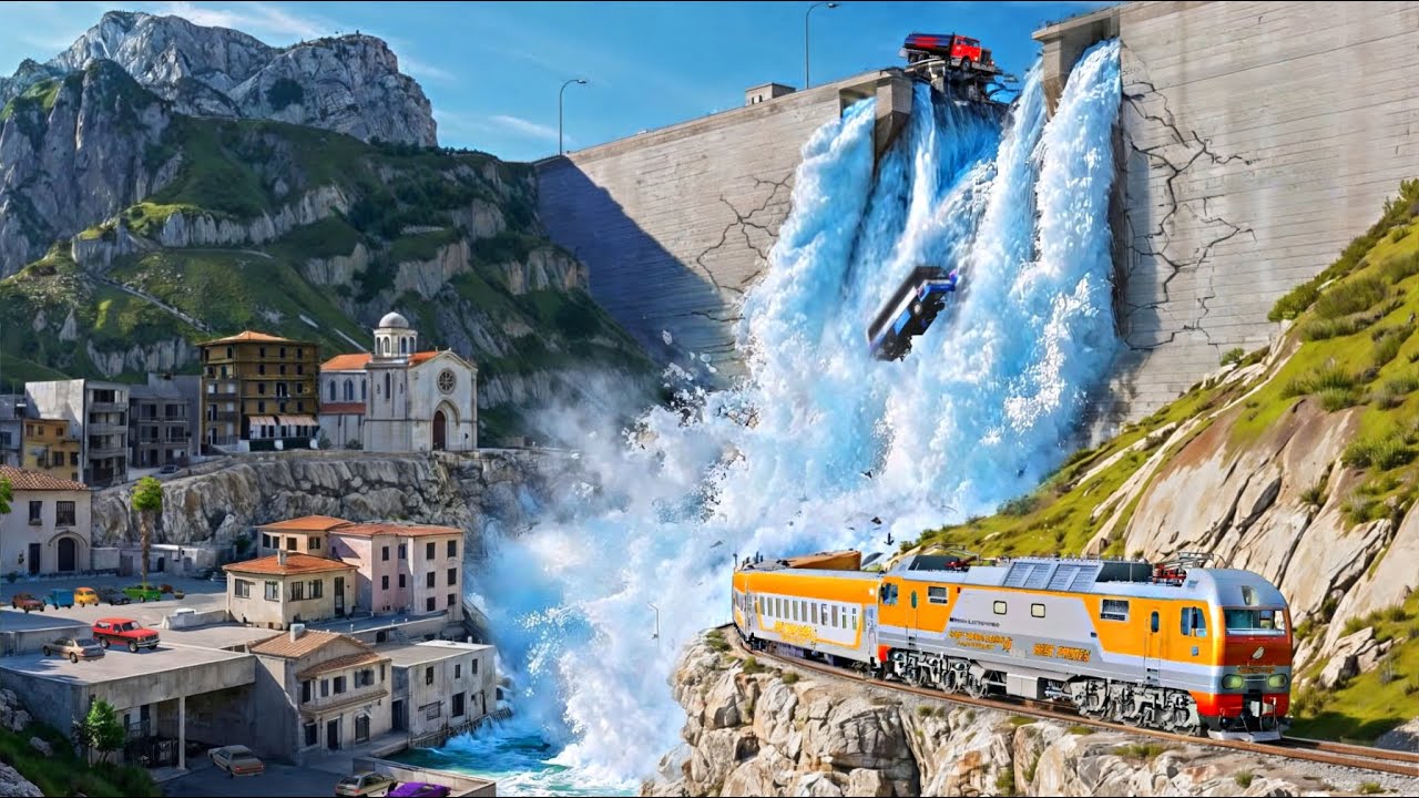 CHAOS FLOOD │ Unstoppable BeamNG Drive Disaster