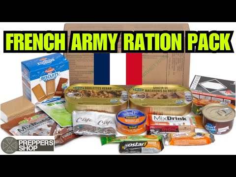 Military prepper food boxes