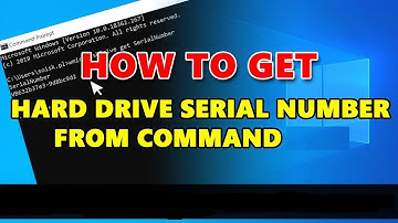 Find Hard Drive Serial Number Model using Cmd // Technical Mannan