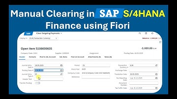 Master Manual Clearing in SAP S/4HANA FI | Step-by-Step for Open Item Processing