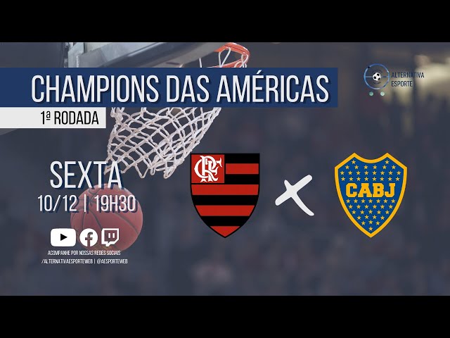 AO VIVO! Assista Flamengo x Boca Juniors pela Champions League Americas de  Basquete