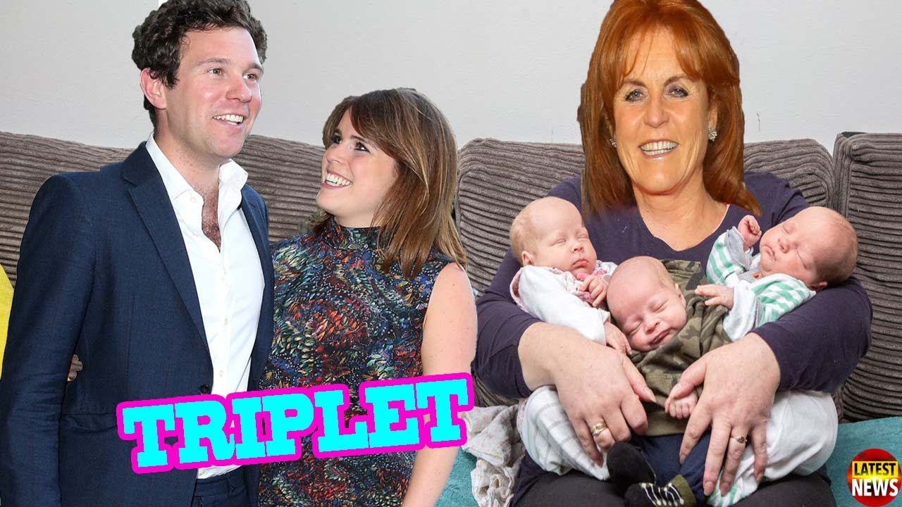 Grandmothertobe Sarah Ferguson shared a picture of Eugenie and Jack's