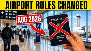 NEW  U.S. Airport Rules Starting August 2026 You MUST Know Before Your Next Flight