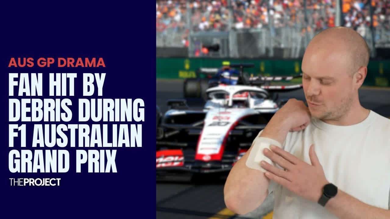 F1 Fan Will Sweet On How He Was Hit By Debris At The Australian Grand Prix 