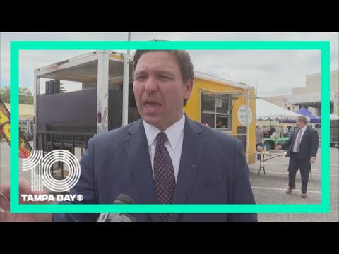Gov. DeSantis says he wants to take the Johnson & Johnson vaccine when it's his turn