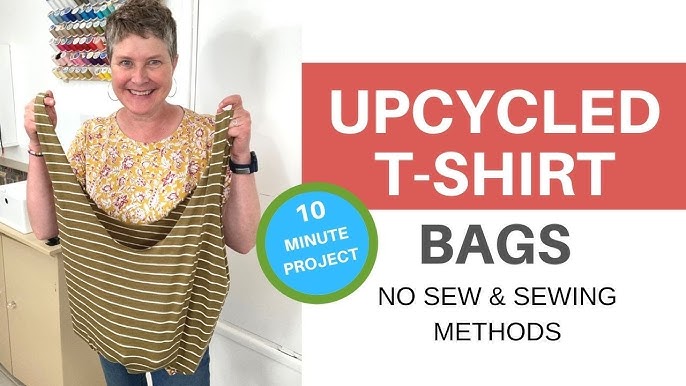 How to Make a Bag out of Your Old Dustbag & T-Shirt – POPSEWING®