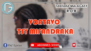 VOATAVO TSY MIFANDRAKA Fizarana voalohany || TANTARA MALAGASY [R.D.B]