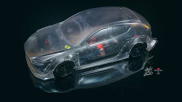 MST FMX 2.0 LCG RWD 1/10 RC DRIFT CAR W/ TAMIYA MAZDA 3 ROCKET BUNNY (TRAILER)