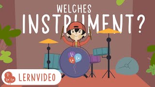 Interaktives Lernvideo zu Musikinstrumenten | mit Kindermusik von Lila Luftikus