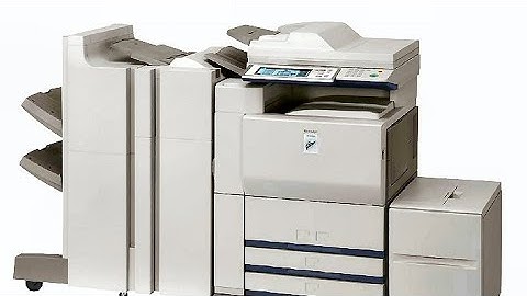 Sharp AR M620U How to remove the drum developer unit