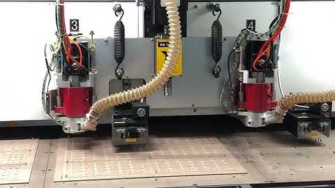 Auto Tool Change 4Spindles PCB CNC Router PCB Routing Machine