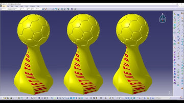 MANUFACTURE FOOTBALL  5 AXIS BY CATIA V5R27