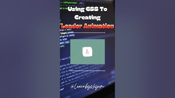 Loader Animation HTML CSS #shorts #youtube