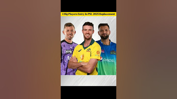 4 Big Players Entry In PSL 2025 By Replacement Draft #psl2025